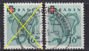 GERMANY Alliiert Franz. Zone [Baden] MiNr 0042 A ( O/used ) [02]