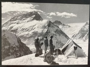 1965 Dhaulagiri Nepal RPPC Postcard Cover To Switzerland Mt Everest Expedition