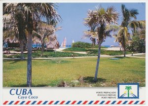 Postal stationery Cuba 1999 Palm tree