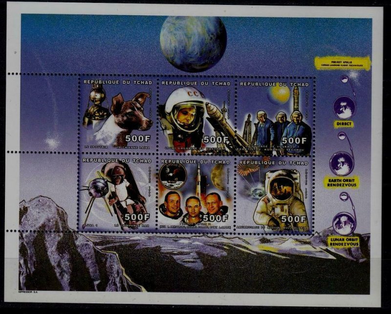 Chad 855 MNH s/s Space SCV13