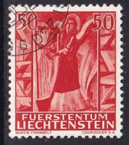 Liechtenstein  #373  cancelled  1962  Pieta 50rp