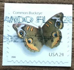 US #4001 Used Single OP Common Buckeye Butterfly SCV $.25