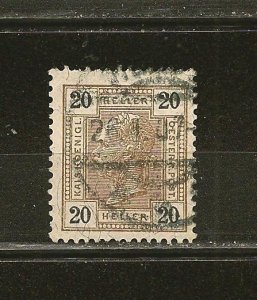 Austria SC#76 No Varnish Bars Used