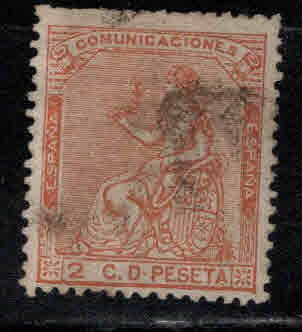 Spain Scott 191 Used, blunt perfs at top, nice centering