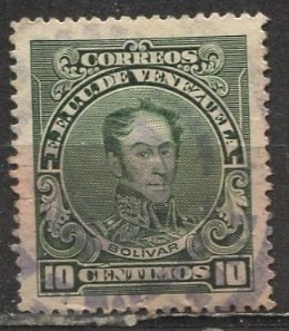 Venezuela; 1924: Sc. # 272a: Used Single Stamp