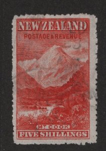 New Zealand Scott # 120 VF  light cancel with nice color scv $ 300 ! see pic !