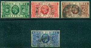 GREAT BRITAIN SG453-456, SCOTT #'s 226-229, USED SET, GREAT PRICE!