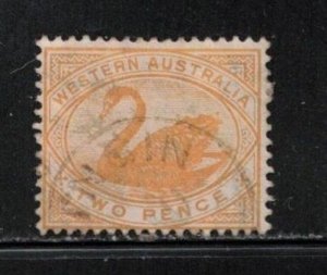 WESTERN AUSTRALIA Scott # 74 Used b