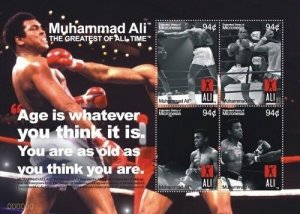 Micronesia - 2008 MUHAMMAD ALI WRESTLING SHEET OF 4 STAMPS - MNH