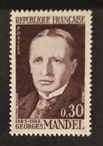 France 1964 #1104, Georges Mandel, MNH.