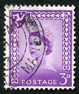 IOM SG2a 3d Deep Lilac on Chalky Paper Fine used cat from 6.50 pounds