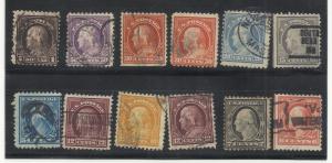 504//518 Used F/VF Washington-Franklins