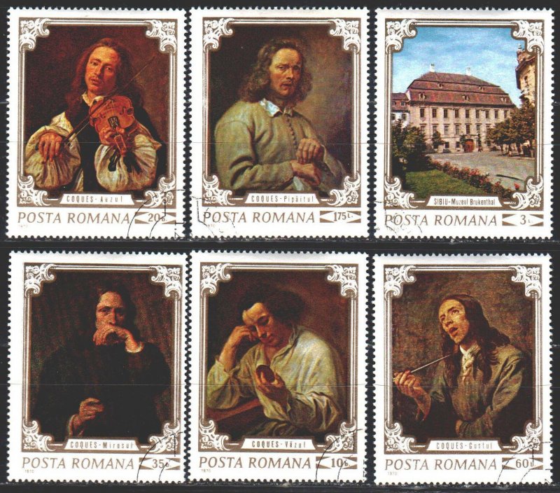 Romania. 1970. 2897-2902. Painting. USED.