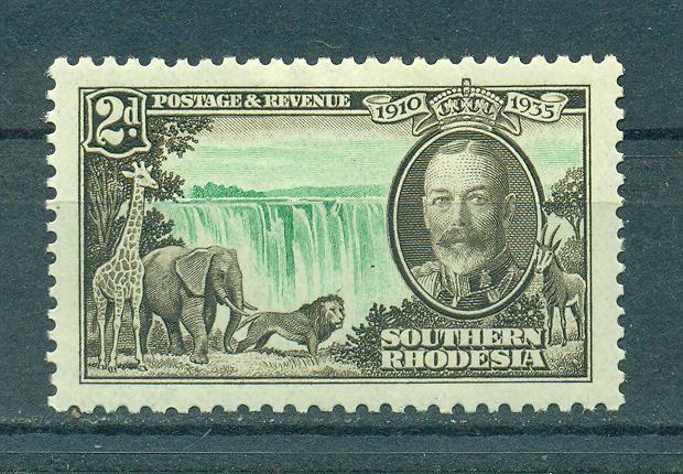 Southern Rhodesia sc# 34 mhr cat value $7.50