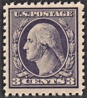 US 529 MNH VF 3 Cent Washington-Violet Type III