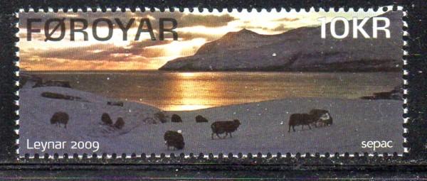 Faroe Islands Sc 519 2009 Leynar stamp mint NH