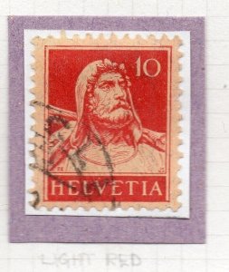 Switzerland 1914 SHADES Early Issue Fine Used 10c. NW-210256