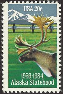 # 2066 MINT NEVER HINGED ALASKA STATEHOOD