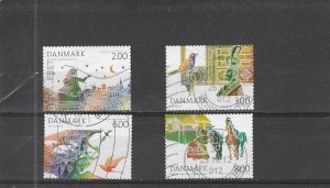 Denmark  Scott#  1590-1593  Used  (2012 Hans Christian Andersen)