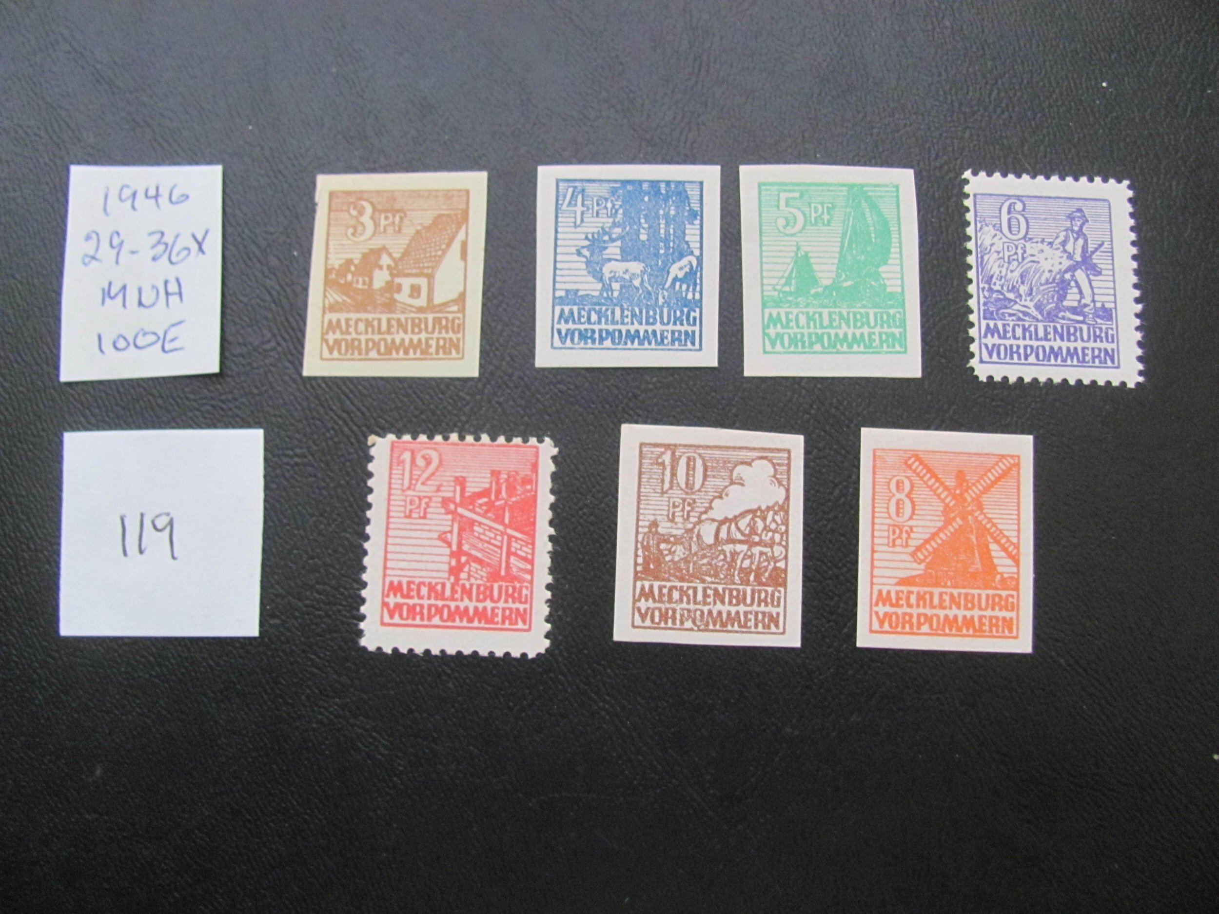 Germany SBZ MNH 1946 MI. 29x-36x SET 150 Euros VF (119) | Europe