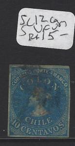 CHILE (P1506B) COLUMBUS 10C SC 12   5 COPY ,      4  MARGINS VFU