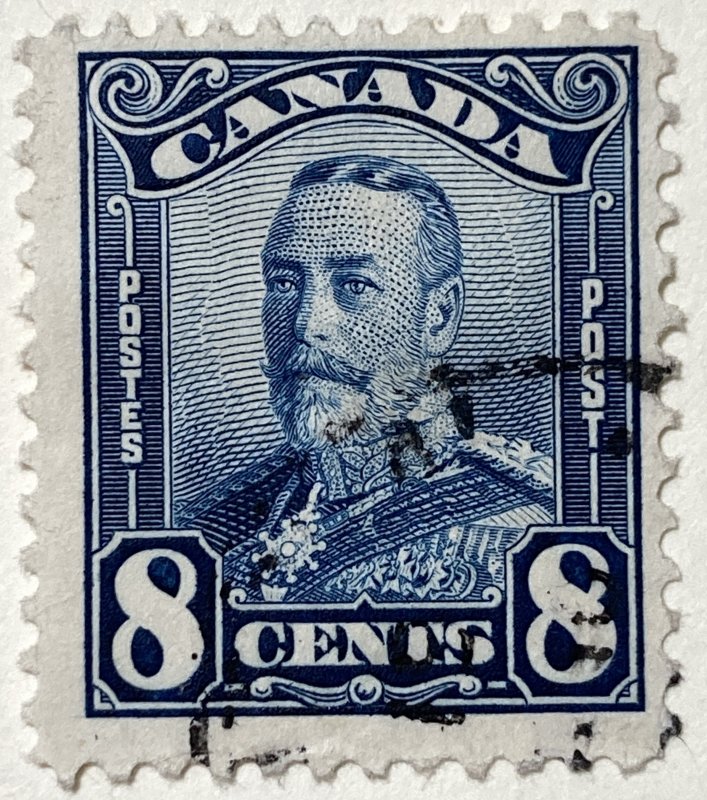 AlexStamps CANADA #154 VF Used