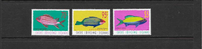 FISH - COCOS ISLANDS #327-329