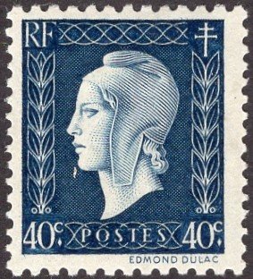 France 506 - Mint-H - 40c Marianne (1945)