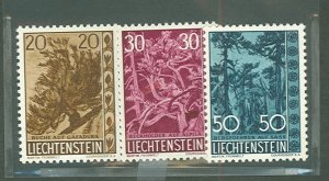 Liechtenstein #353-55 Mint (NH) Single (Complete Set) (Flora)