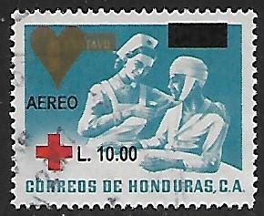 Honduras # C1199 - Nurse & Patient - OVPT - used   -{BR9}