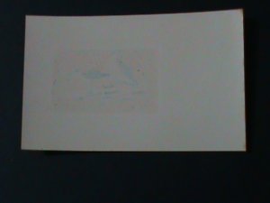 ​OMAN-1970 - NATURE STUDY-CREAM COLOURED COURSER-BIRDS-CTO IMPERF  S/S VF