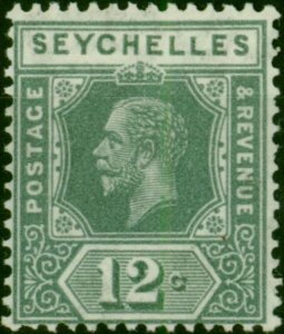 Seychelles 1932 12c Grey SG107a Die I Fine LMM