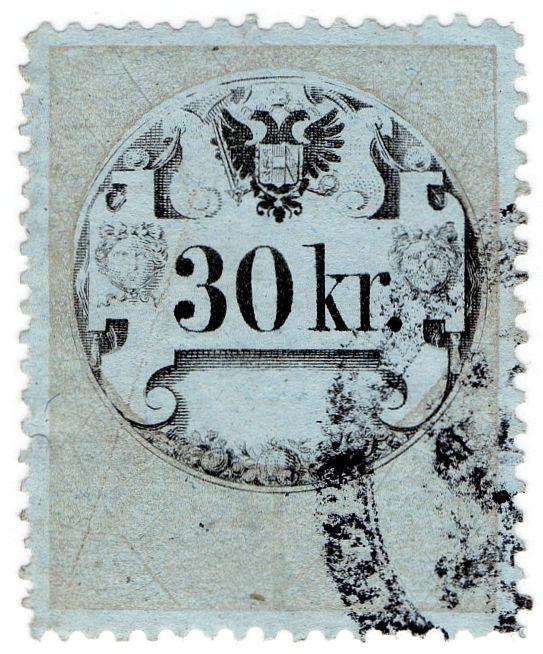 (I.B) Austria/Hungary Revenue : Stempelmarke 30kr