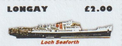 LONGAY, British Local - 2009 - S.S. Loch Seaforth - Imperf  Single MNH Stamp