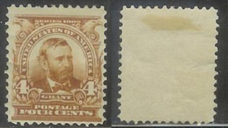 303 U. S. Grant Fine F-VF MH Single - CV=$60.00