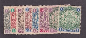 Rhodesia Scott # 26 - 33 VF OG previously hinged nice color cv $ 150 ! see pic !
