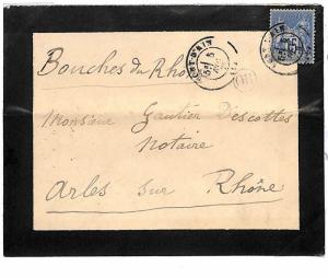 L43 1879 France Railway Cover {samwells-covers}PTS