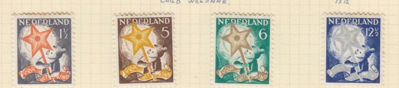 NETHERLANDS, 1934 Child Welfare, set of 4, used.