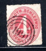 Schleswig-Holstein #9  Used, authentication mark, VF, CV $450.00   ...   570030