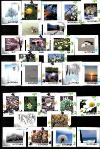 Slovenia Personalized Stamps 2014 ☀ Nature - The Four Seasons  ☀ MNH**