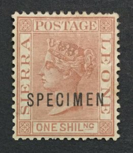 MOMEN: SIERRA LEONE SG #34s 1888 MINT OG H LOT #191839-641