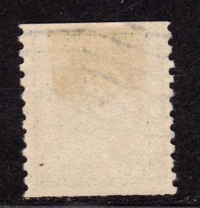 $US Sc#443 used, VF-XF, coil stamp, sound, CV. $45