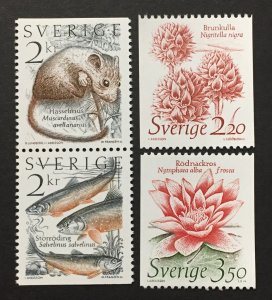 Sweden 1985 #1526-9, WWF, Wholesale lot of 5, MNH,CV $13