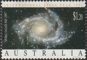 Australia 1992 Sc#1260 $1.20 Spiral Galaxy NGC2997 USED-VF.