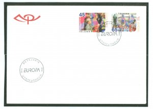 Iceland 860-861 Europa; cv is for used off cover