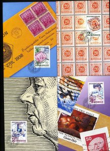 Sweden 1986 Maxi maximum cards Stockholmia 86 stamp expo. Engraver Sjööblom