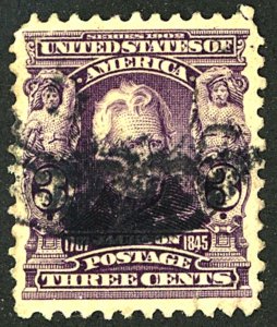 U.S. #302 USED CREASES