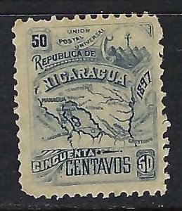 Nicaragua 95 MNG MAP J1077