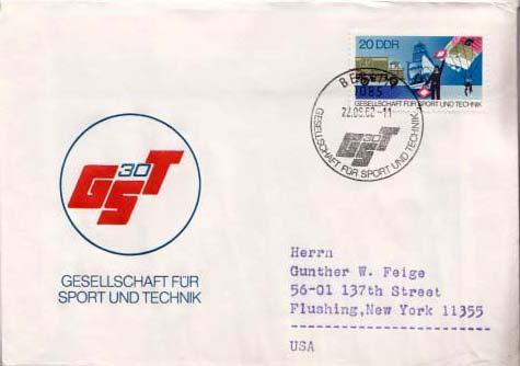 Germany D.D.R., First Day Cover, Sports