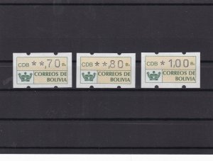 Bolivia Automatic vending machine Stamps Ref 16052